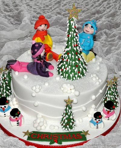 Christmas raffle cake - Cake by Icing to Slicing