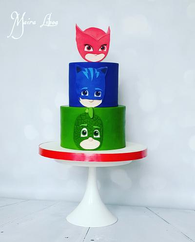 Pj Mask - Cake by Maira Liboa