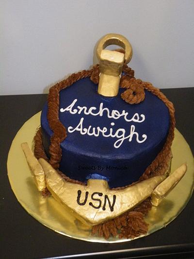 Anchors Aweigh! - Cake by Sweets By Monica