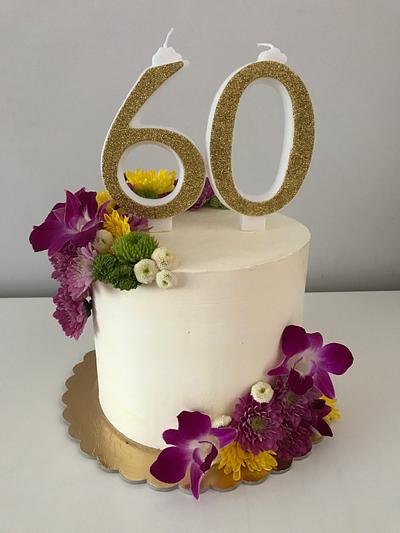 60th Birthday cake  - Cake by Petra_Kostylkova
