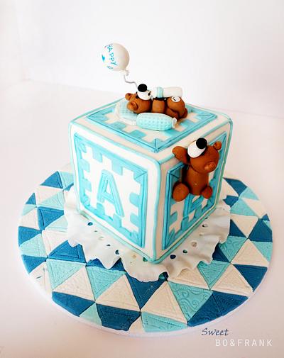 BABY BOY CAKE - Cake by sweetBO&FRANK