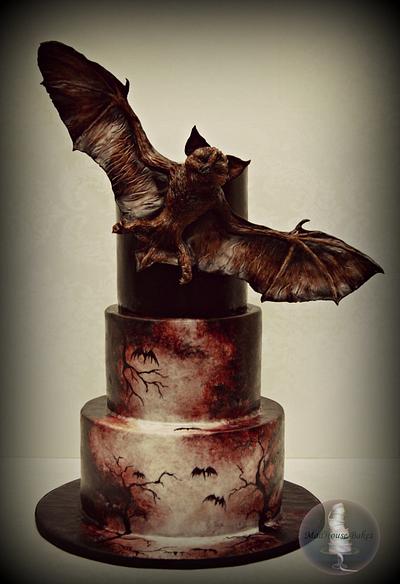 Bat Creature Cake - Cake by Tonya Alvey - MadHouse Bakes