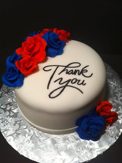 Thank You Cake - Cake by Nikki Belleperche