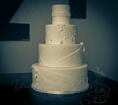 Wedding dress cake - Cake by Jamie Hoffman