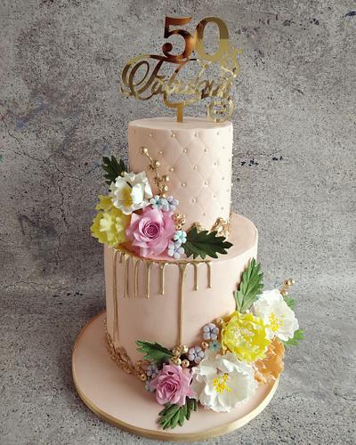 50 & Fabulous - Cake by Joonie Tan