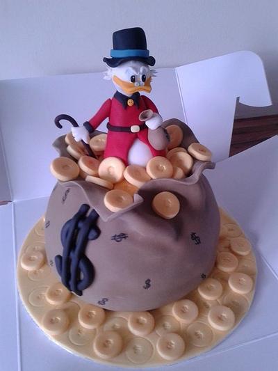 Scrooge McDuck!!!  - Cake by Sonia Silver - Me, My Cakes & I.