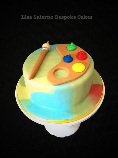  Paint palette  - Cake by Lisa Salerno 