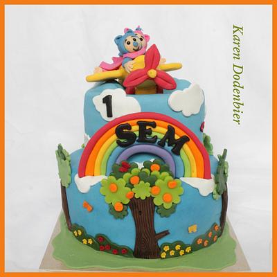 Billy and Bambam from baby tv! - Cake by Karen Dodenbier