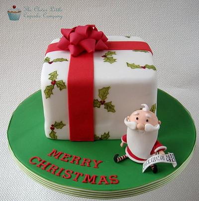 Christmas Present Cake - Cake by Amanda’s Little Cake Boutique