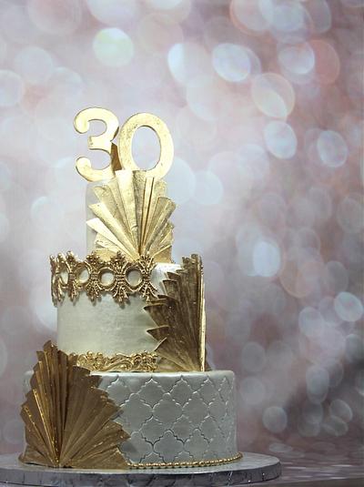 30th great gatsby cake - Cake by soods
