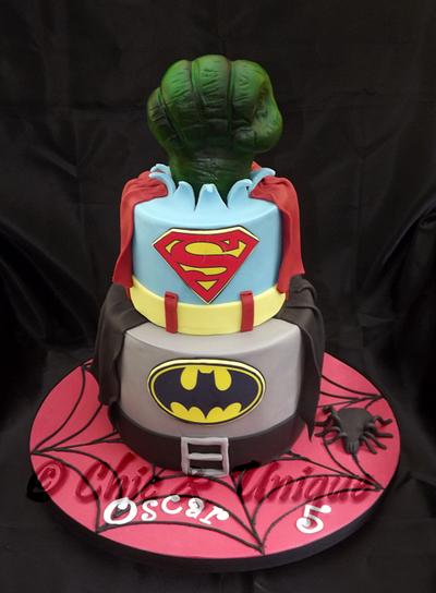 Super Hero Cake - Cake by Sharon Young