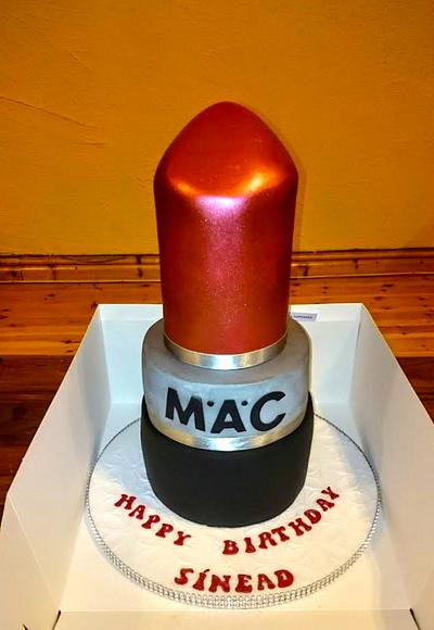 Red MAC Lipstick! - Cake by Iria Jordan