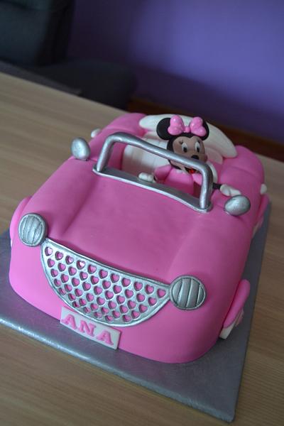 Minnie mouse car - Cake by Zaklina
