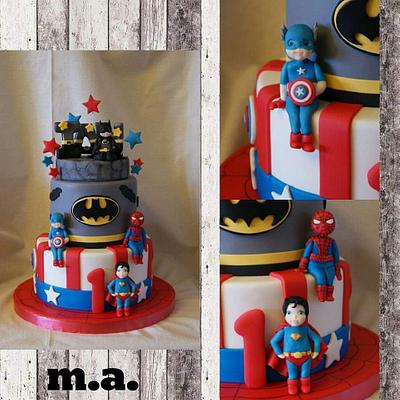 baby superheros cake - Cake by Isabel