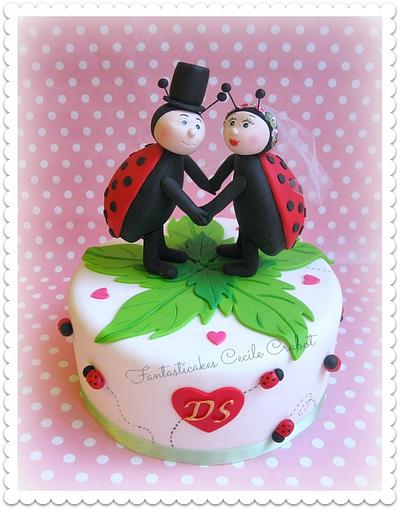 Lovely ladybugs - Cake by Cecile Crabot