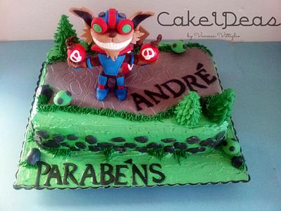 League of Legends Cake - Ziggs - Cake by CakeIDeas
