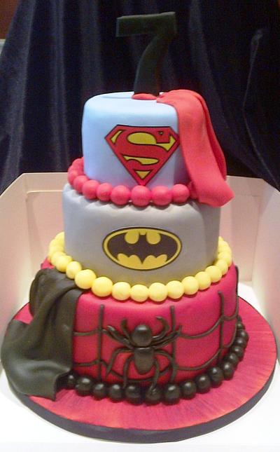 Superhero cake - Cake by mitch357