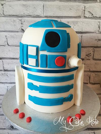 R2D2 Rainbow Cake - Cake by Leigh Medway
