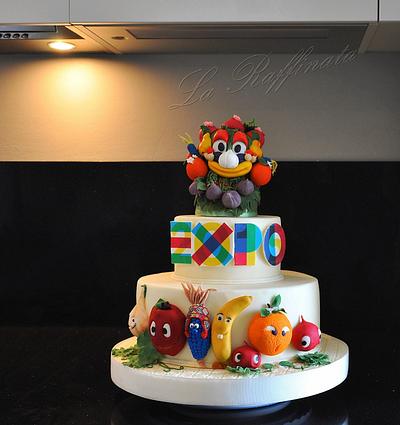 EXPO2015 cake - Cake by La Raffinata