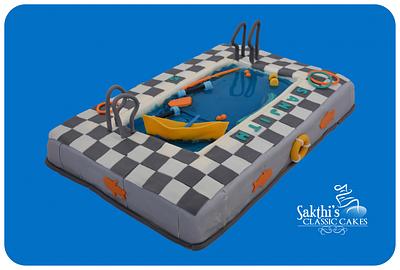Pool cake - Cake by Classic Cakes by Sakthi