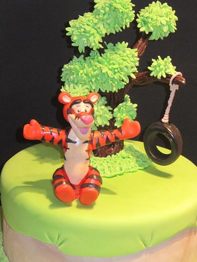 T.I.GG.ER thats how you spell tigger  - Cake by d and k creative cakes