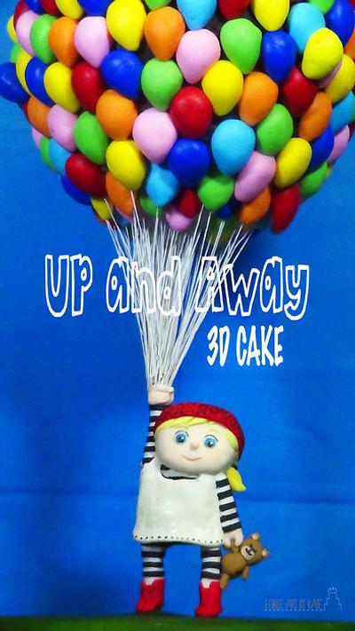 "Up and Away" - 3D Cake - Cake by Kate Lau