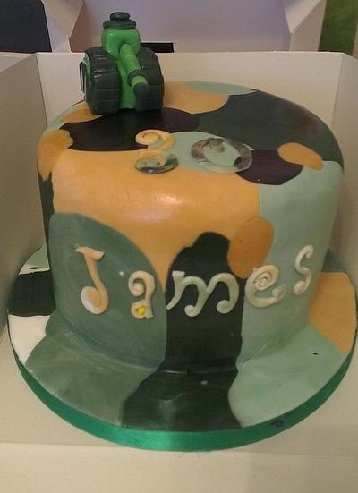 Camo cake!!! - Cake by Abbi's Cupcakes