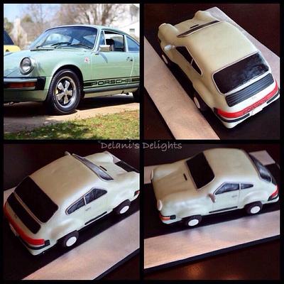 1974 Porsche 911 Cake - Cake by Delani's Delights
