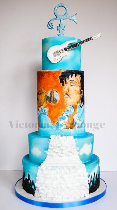 Raspberry Beret, a cake for the CPC Prince Collaboration - Cake by Victoria Forward