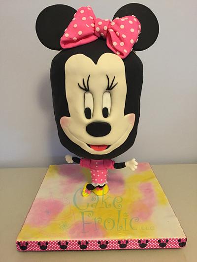 Minnie Mouse Chibi - Cake by CakeFrolic
