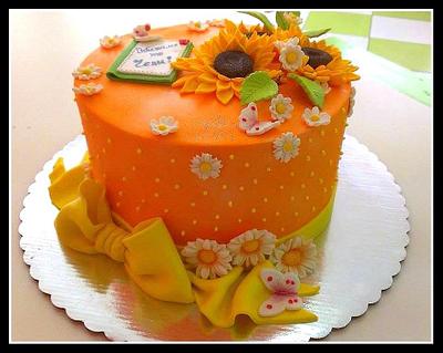 Cake with sunflowers - Cake by The House of Cakes Dubai