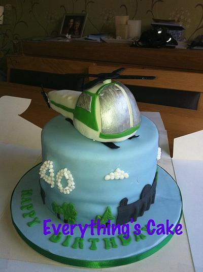 Helicopter cake and Trafford Centre !!! - Cake by Everything's Cake