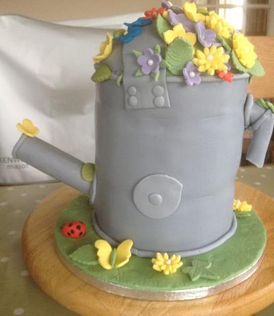 Watering can cake - Cake by Naasace