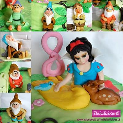 Snow White and the Seven Dwarfs - Cake by Bakelicious18