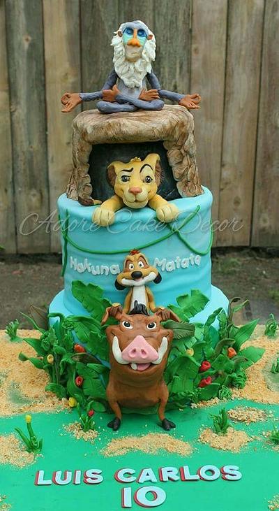 The Lion King - Cake by Adore Cake Decor