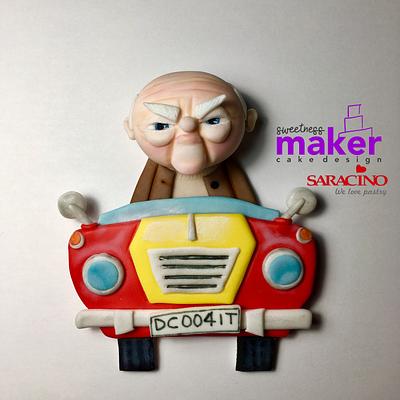 Grandpa gets car! - OMG - Cake by Sweetness Maker
