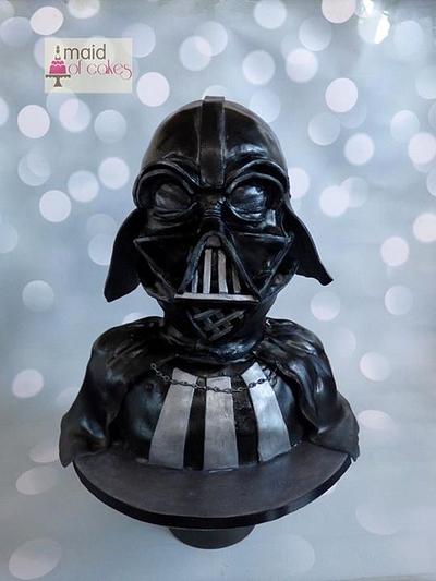 Darth Vader Bust Cake - May the sugar force be with you collaboration  - Cake by Maidofcakes