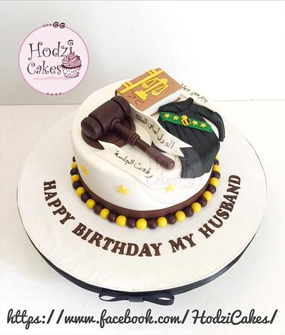 Lawyer Cake 👨🏻‍⚖️⚖️ - Cake by Hend Taha-HODZI CAKES