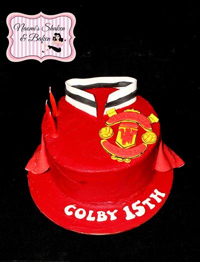 Manchester United  - Cake by Naomi's Shaken & Baken