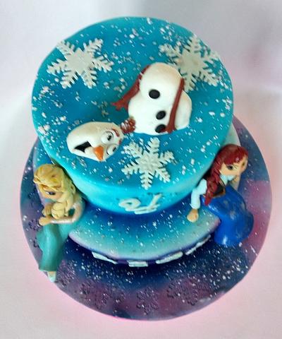 Tarta Frozen Lisa - Cake by SORELLAS CAKES PAMPLONA 