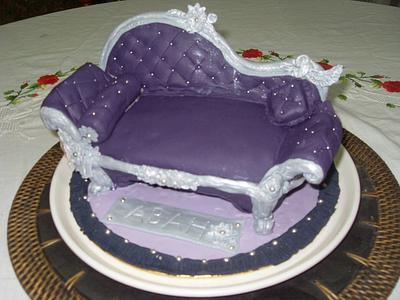 Antique sofa cake - Cake by sjewel