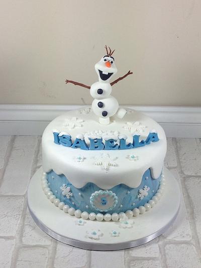 Olaf frozen cake - Cake by Gaynor's Cake Creations