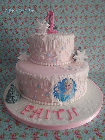 Pink Frozen - Cake by Cath