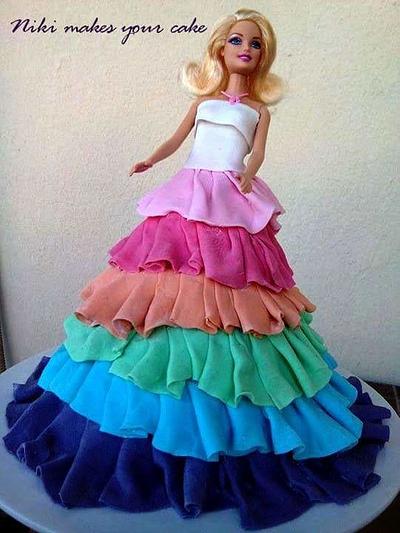Barbie cake - Cake by Niki  (Niki makes your cake)