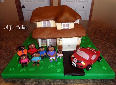 House Cake - Cake by Amanda Reinsbach