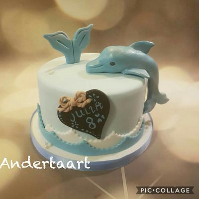 Dolfin love😍 - Cake by Anneke van Dam
