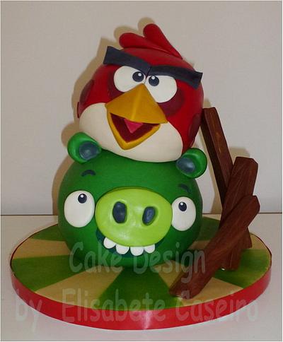 Angry Birds - Cake by Bety'Sugarland by Elisabete Caseiro 