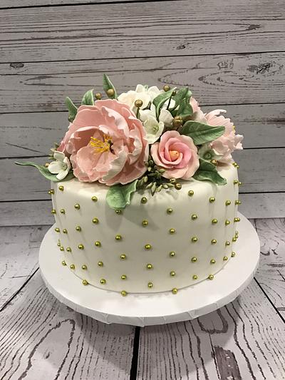 Floral beauty - Cake by Denise Makes Cakes