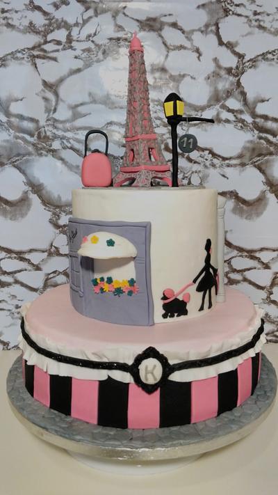 trip to Paris - Cake by Maria Tsilinikou