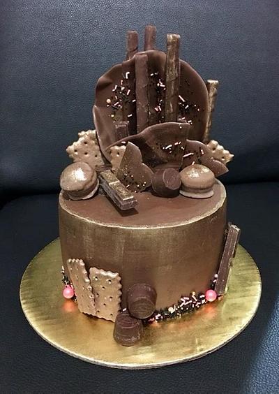 Chocolate lovers delight  - Cake by N&N Cakes (Rodette De La O)